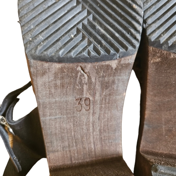 Lotta from Stockholm leopard clogs EUC sz 39 highwood style - Picture 6 of 8